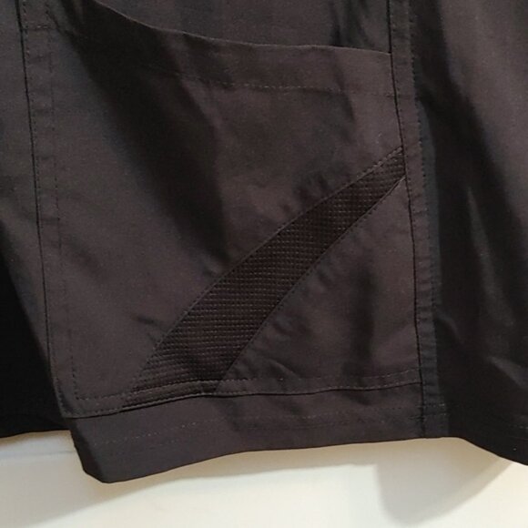 Scrubletics Plus size 2x black nurse nursing scrubs top shirt work unifo… - Picture 4 of 7